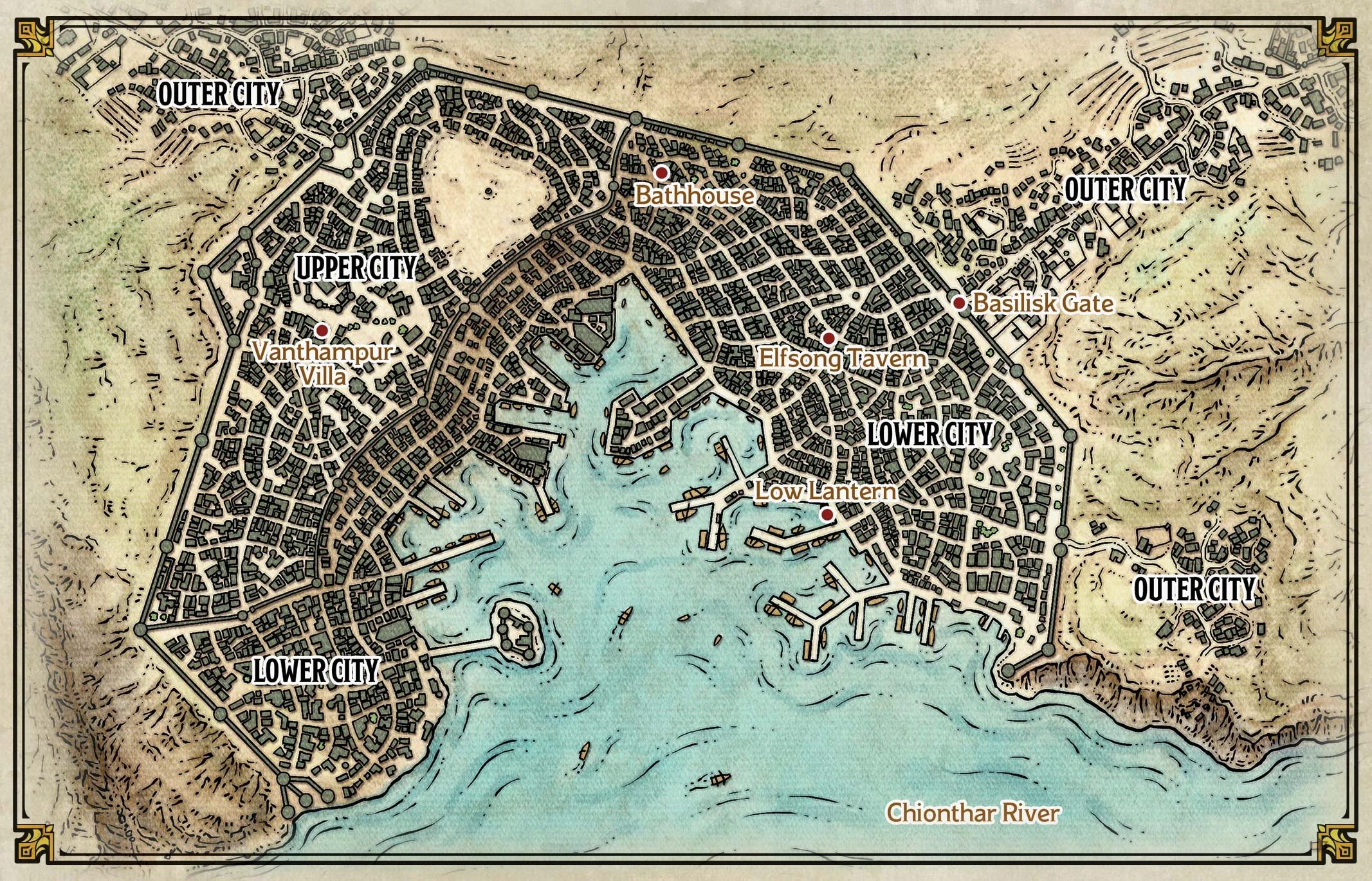 Map 1.1: Baldur's Gate