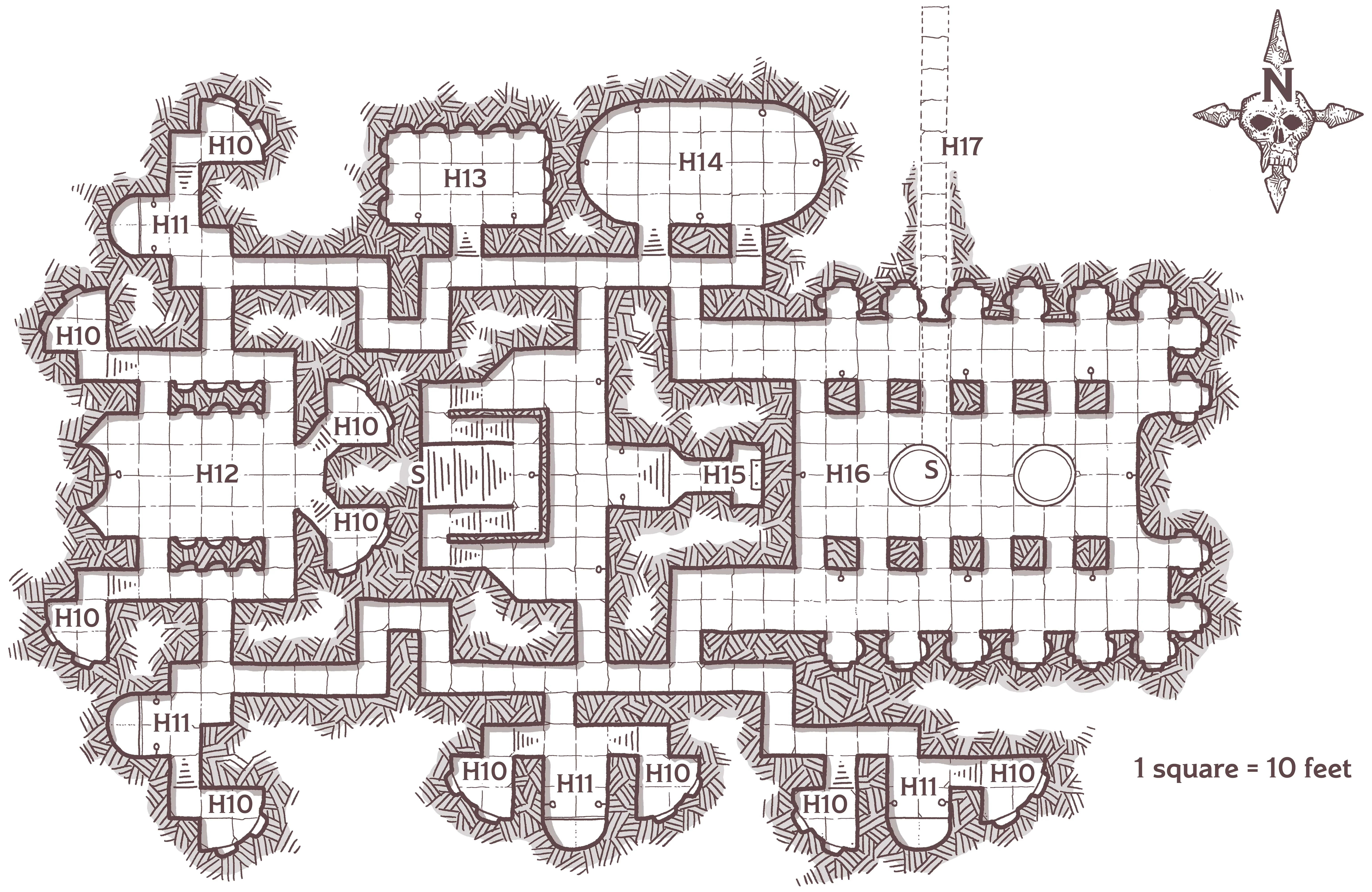 Map 2.4: High Hall Catacombs