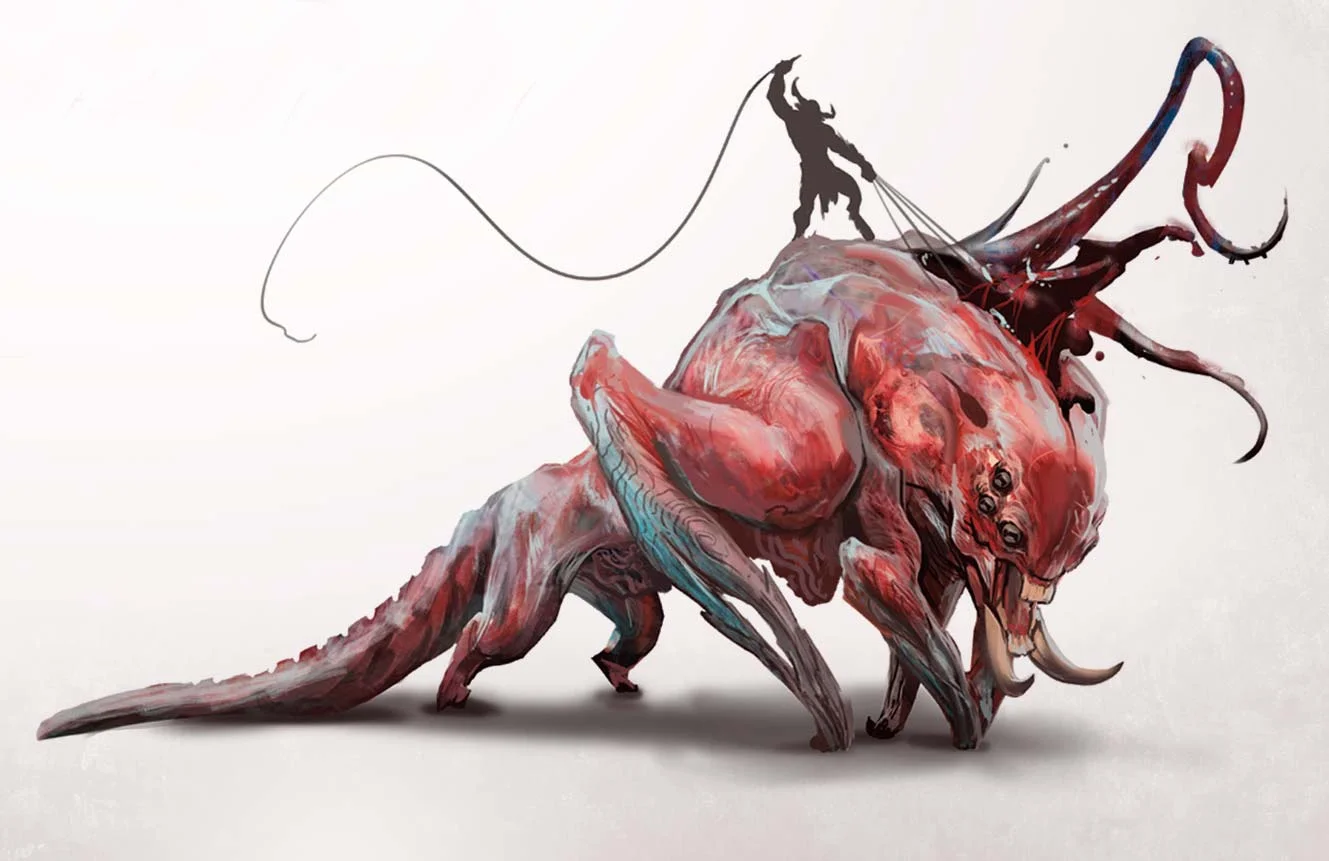 Devil riding an Aleksipug