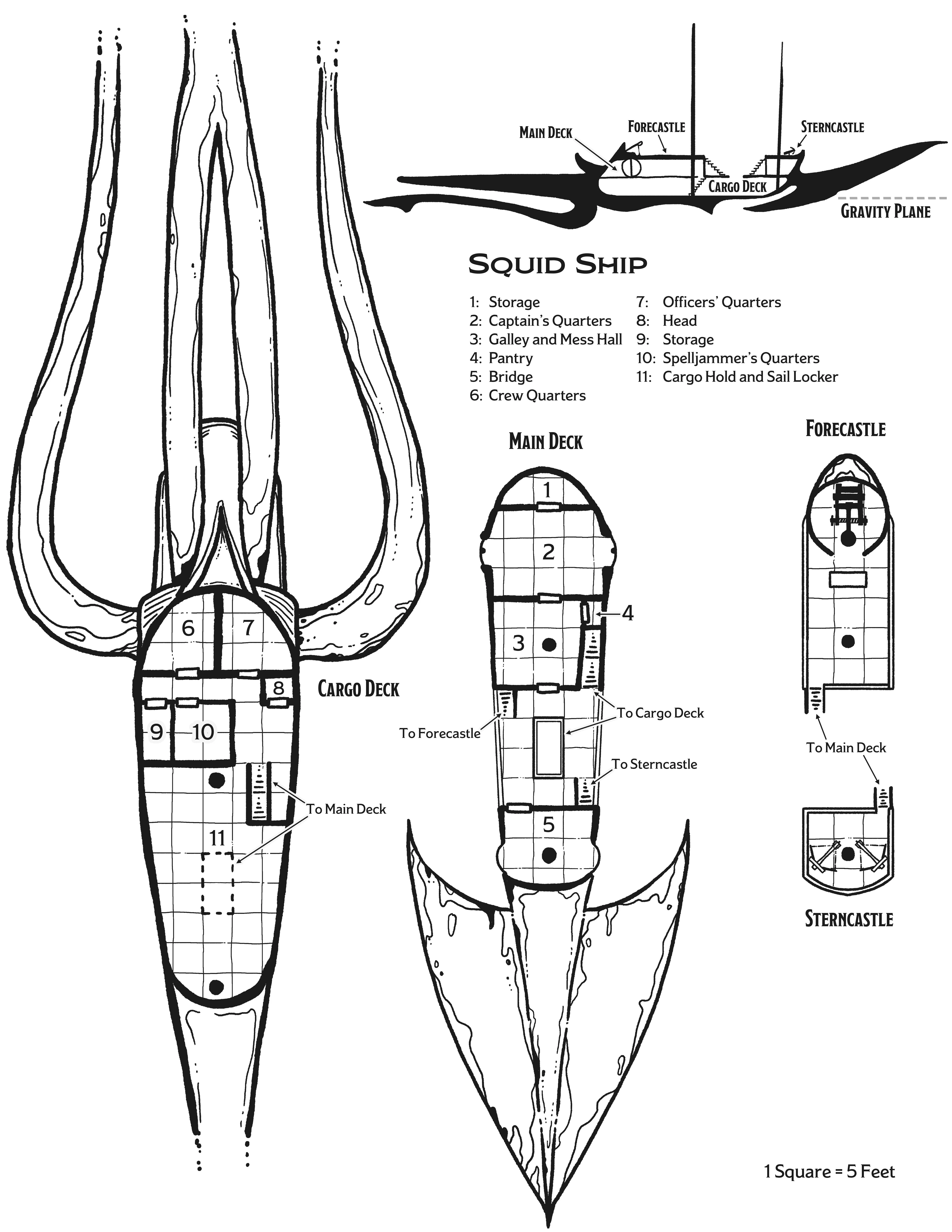 Squid Ship Map