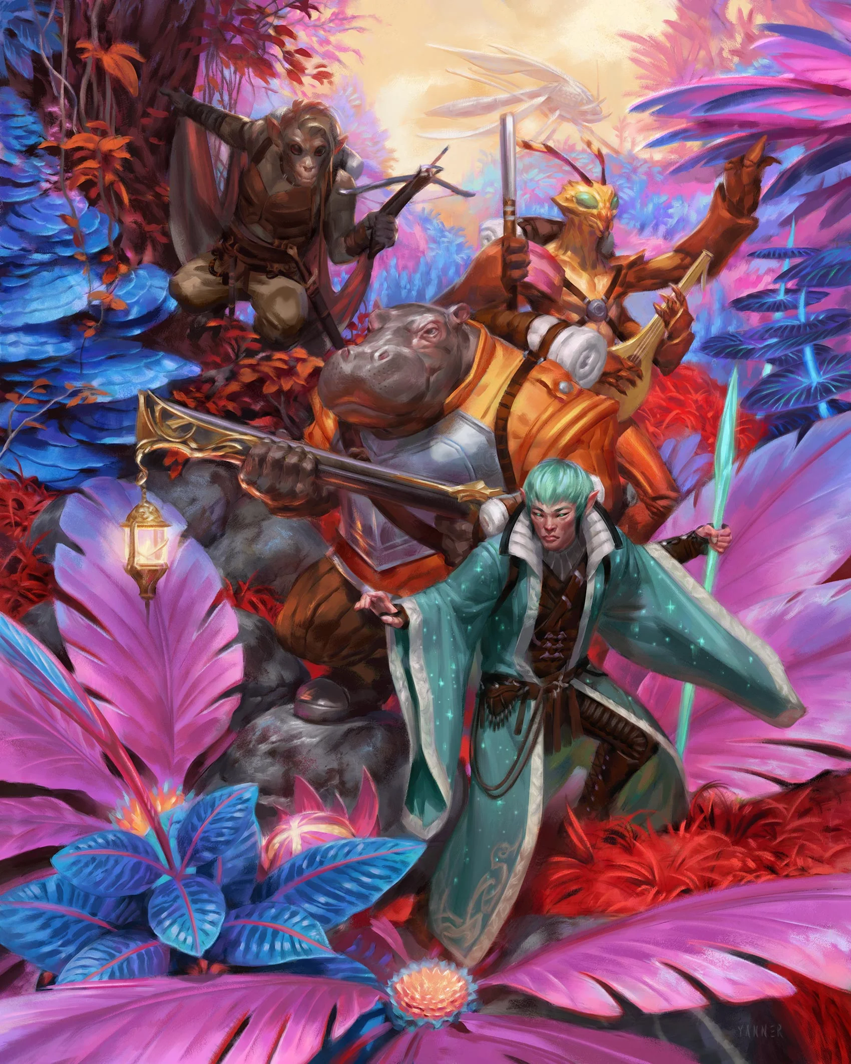 Spacefaring adventurers le...