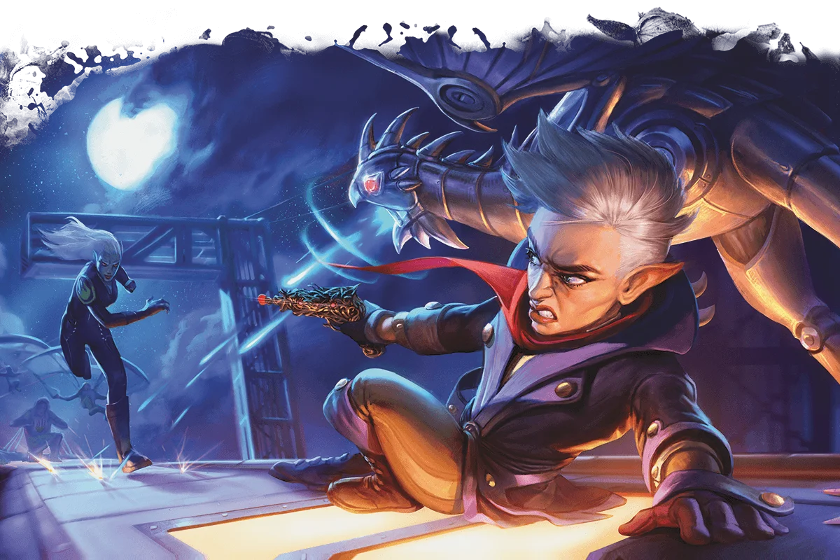 The gnome artificer Vi and...