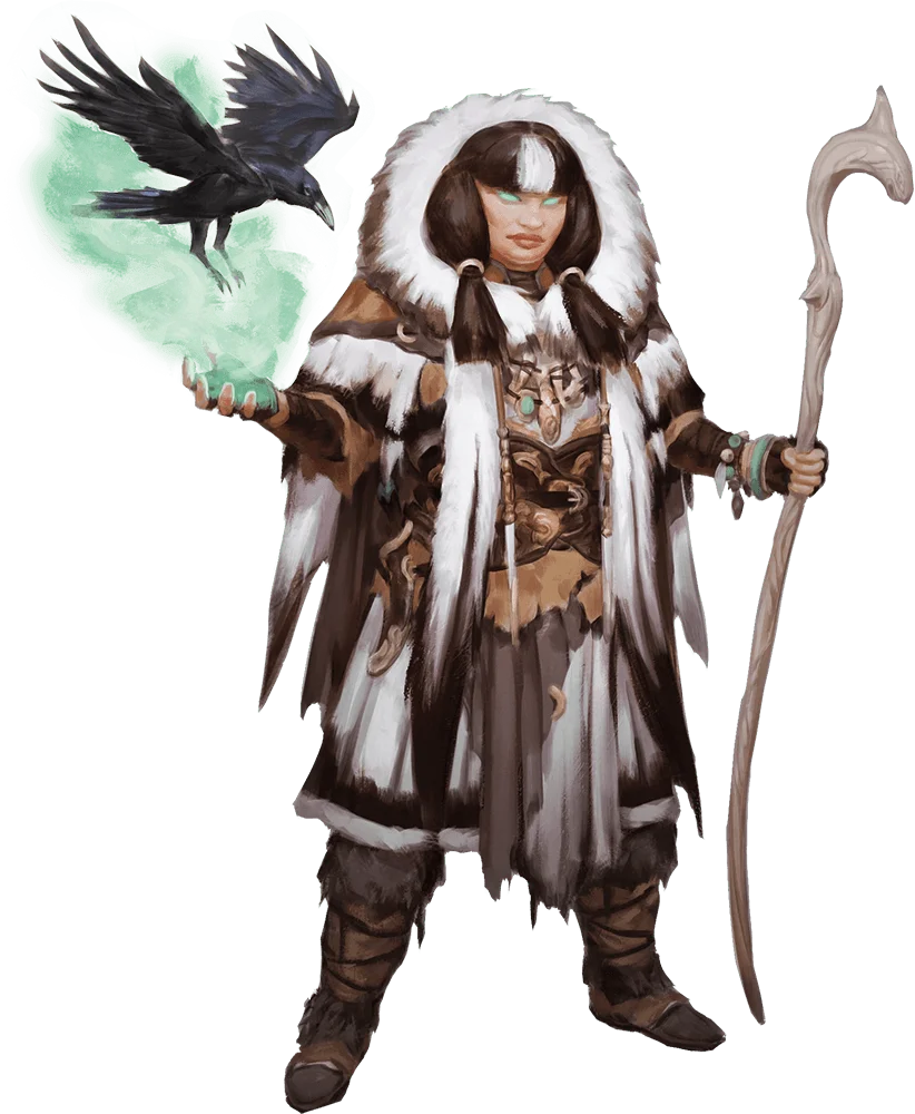 Druid with Wild Companion