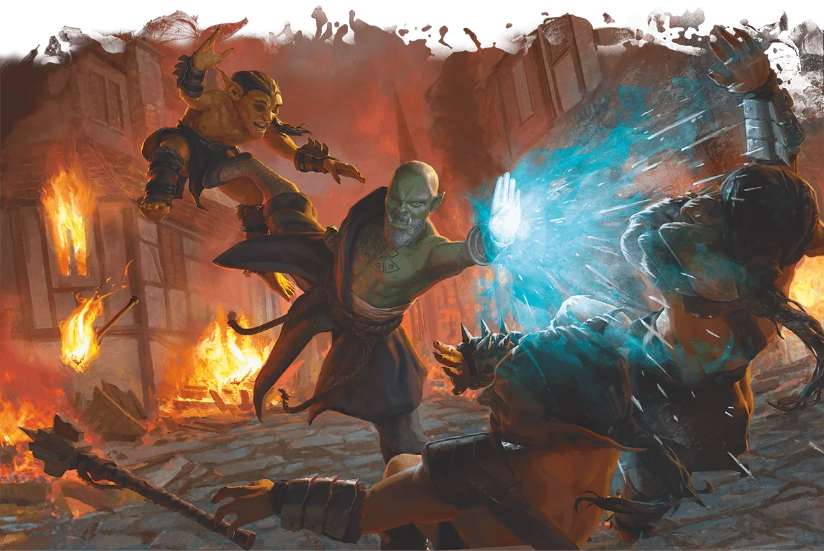 An orc monk of the Four El...